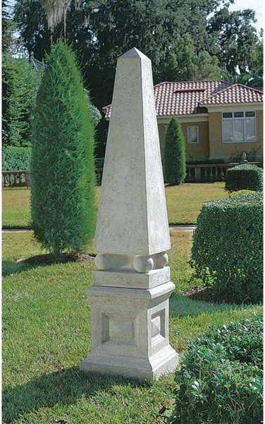 Grand Garden Neoclassical Obelisk Sculpture English Plinth Pedestals Base